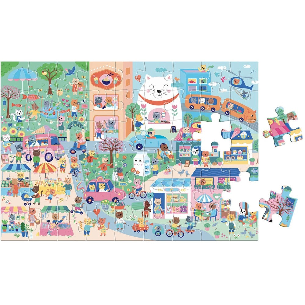 Seek and Find Puzzle 54 pcs: Kawaii, AUZOU