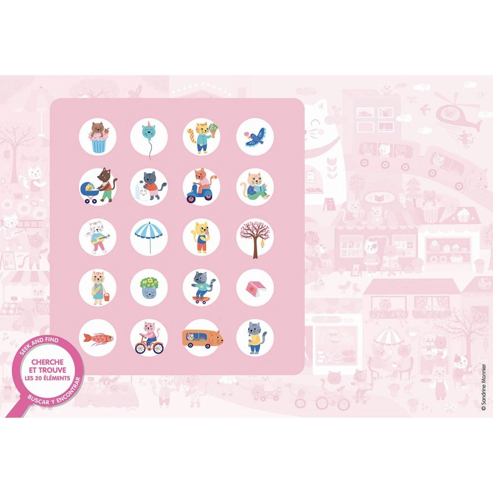 Seek and Find Puzzle 54 pcs: Kawaii, AUZOU