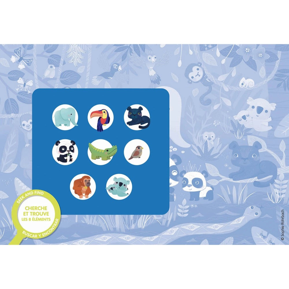 Seek and Find Puzzle for the Little Ones 24 pcs: Animals, AUZOU