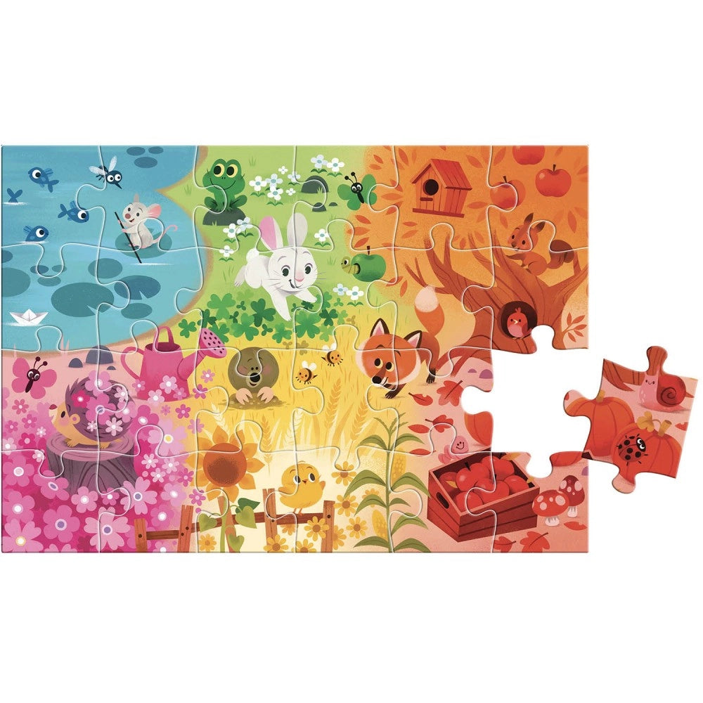 Seek and Find Puzzle for the Little Ones 24 pcs: Colours, AUZOU