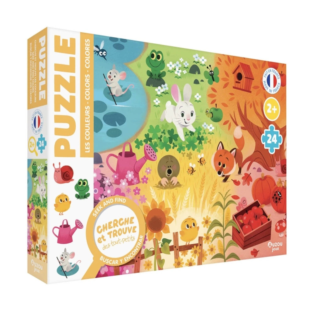 Seek and Find Puzzle for the Little Ones 24 pcs: Colours, AUZOU