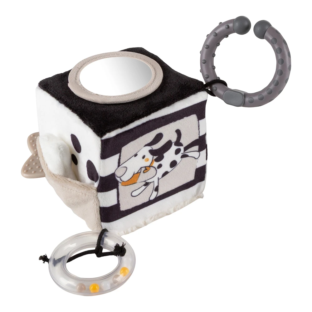 Baby Activity Toy: Dalmatian Dots & Lights Dice Cube, Sigikid