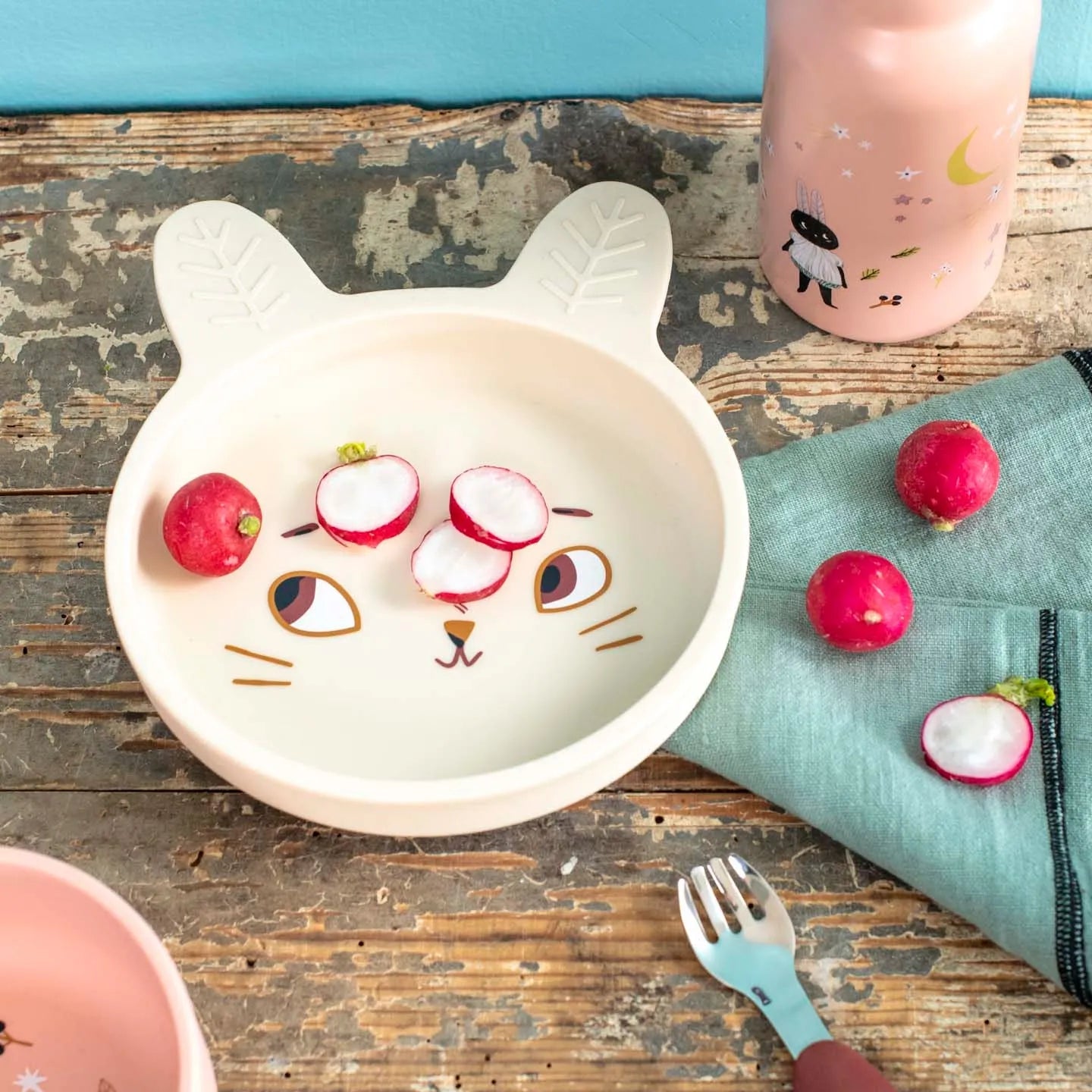 Silicone Dish Set for 1+: Après la Pluie, Moulin Roty