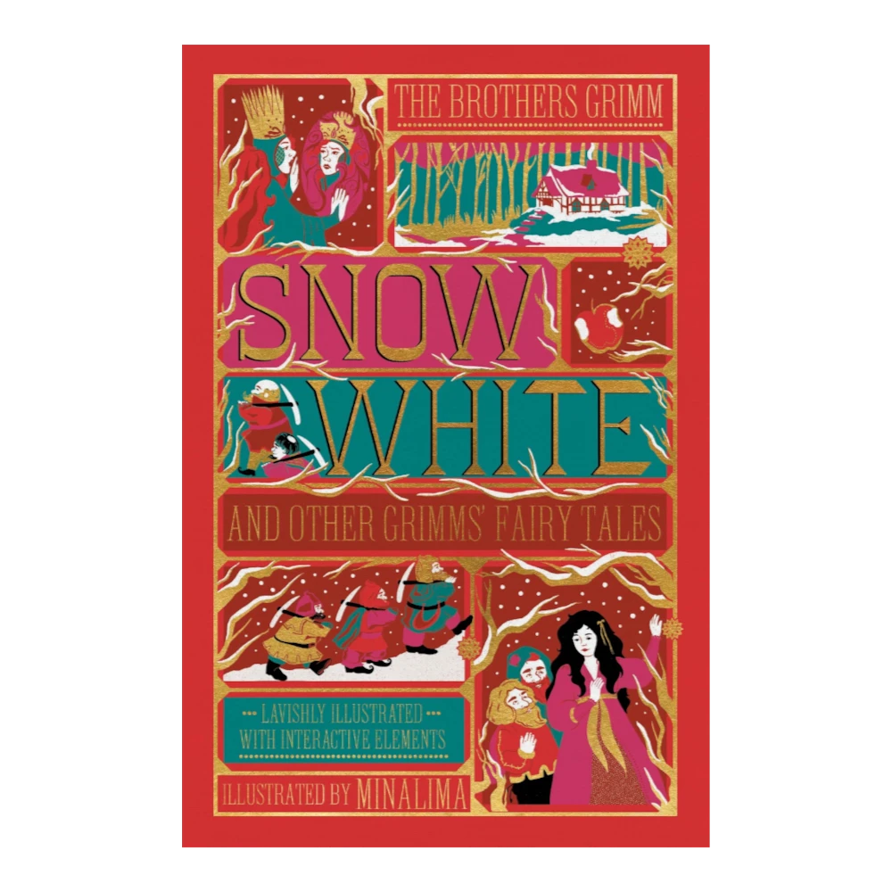 Snow White and Other Grimms’ Fairy Tales, MinaLima Edition (Hardback) for Kids 8+, English Language