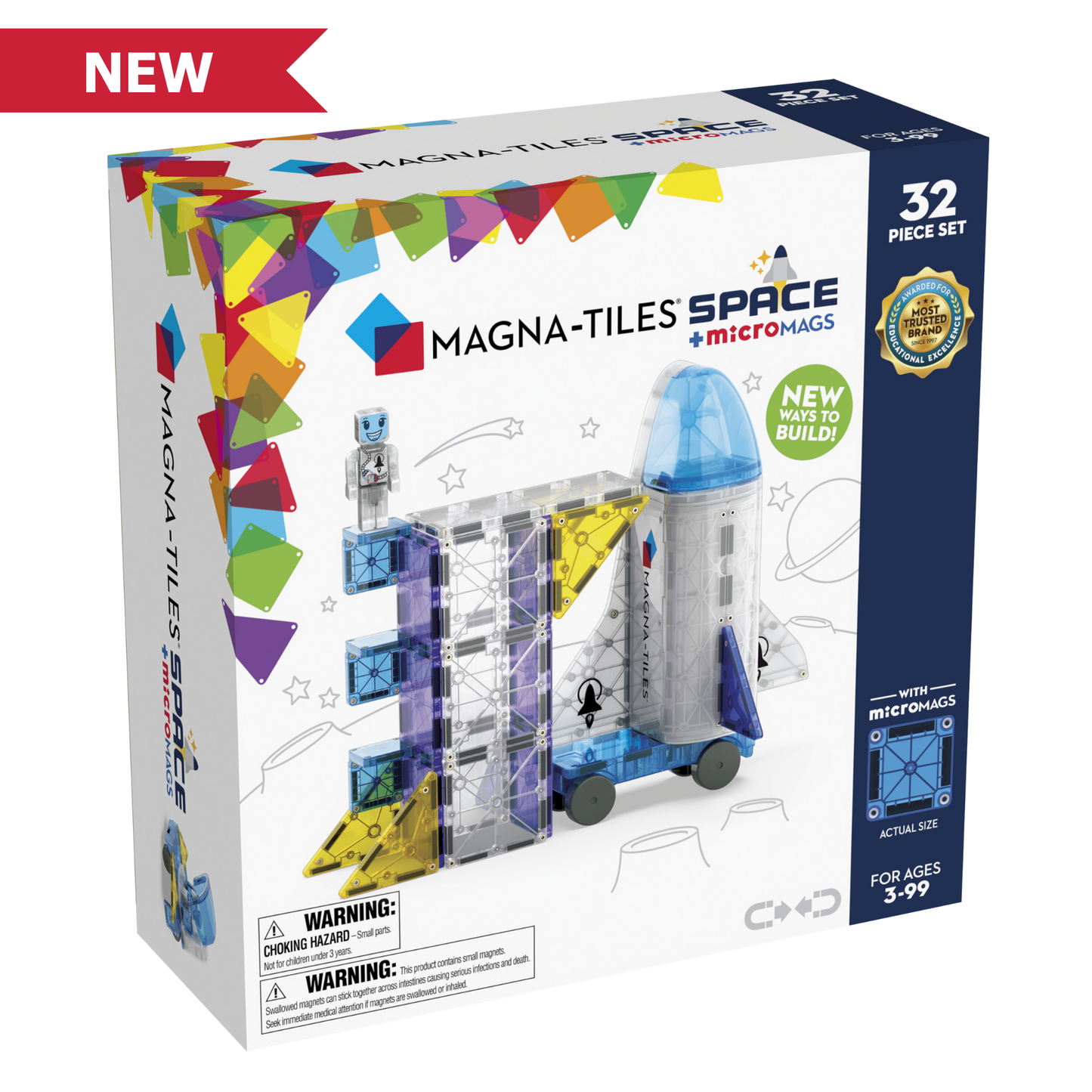 Space 32-Piece Set Magna-tiles