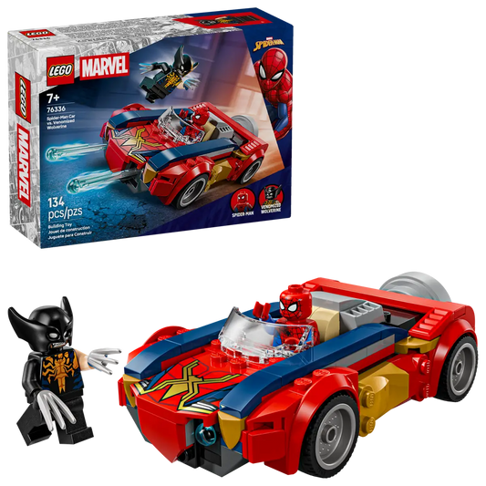 Spider-Man Car vs. Venomized Wolverine 76336, Lego Marvel
