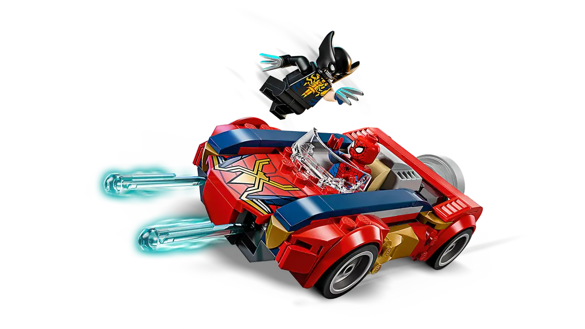 Spider-Man Car vs. Venomized Wolverine 76336, Lego Marvel