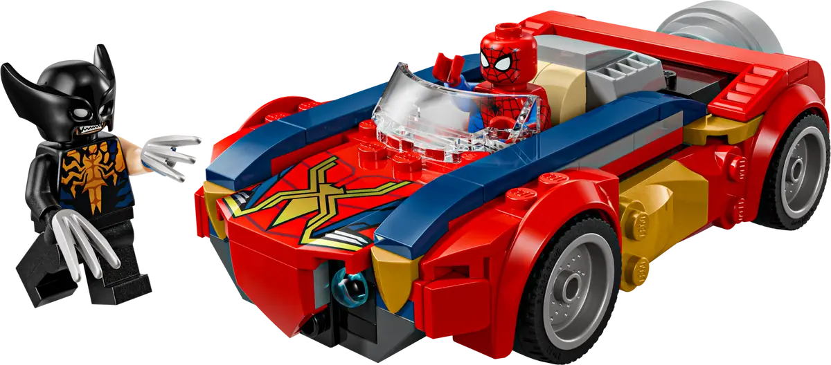 Spider-Man Car vs. Venomized Wolverine 76336, Lego Marvel