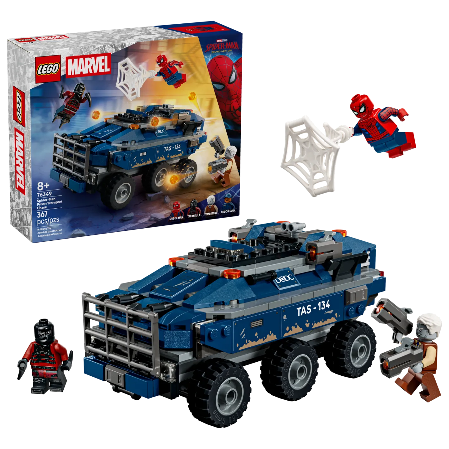 Spider-Man Prison Transport Chase 76349, Lego Marvel