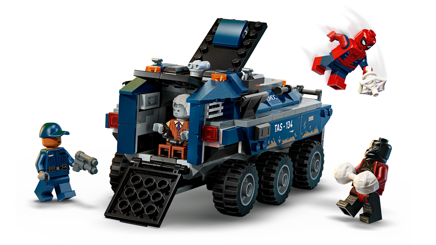 Spider-Man Prison Transport Chase 76349, Lego Marvel