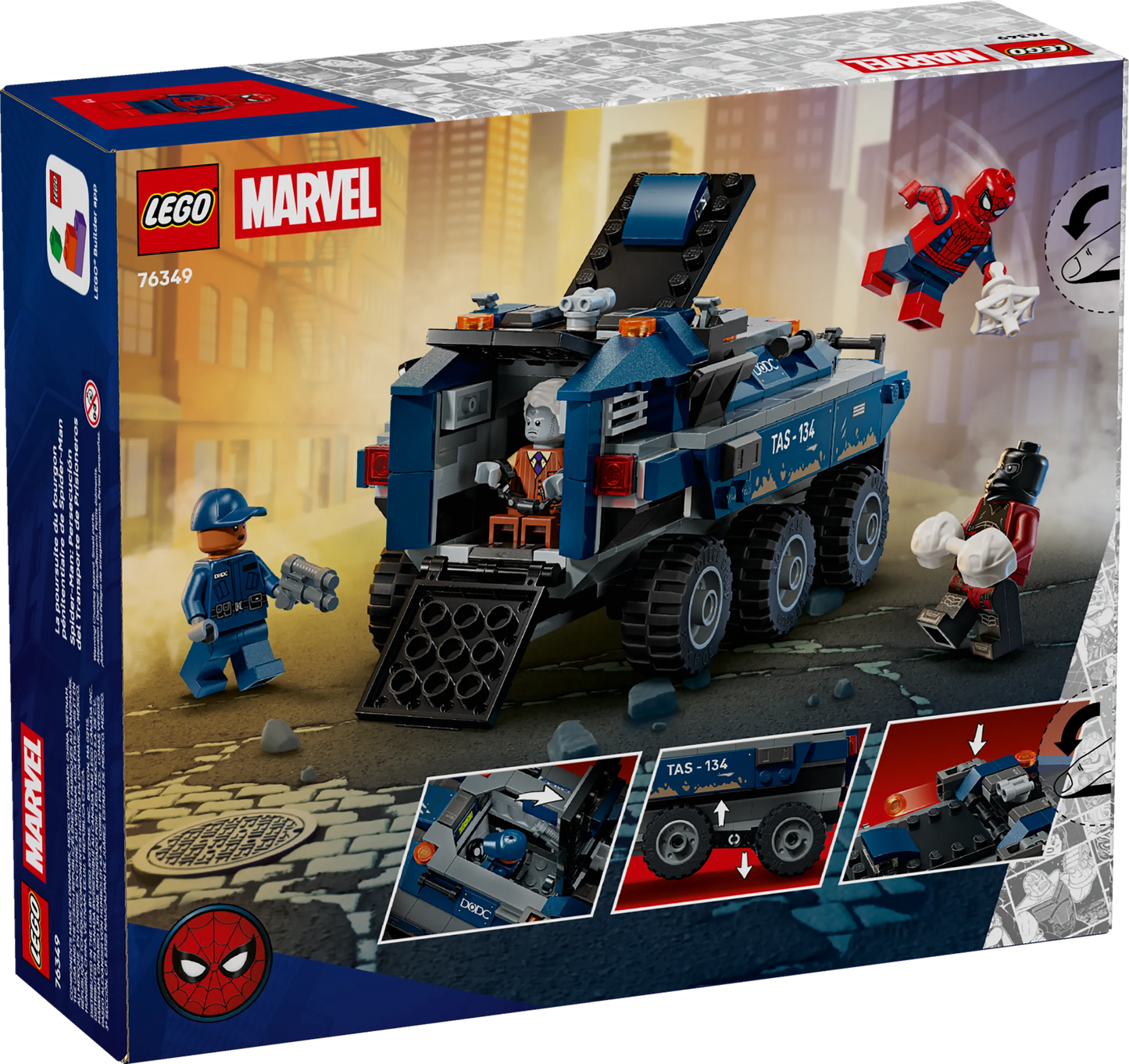 Spider-Man Prison Transport Chase 76349, Lego Marvel