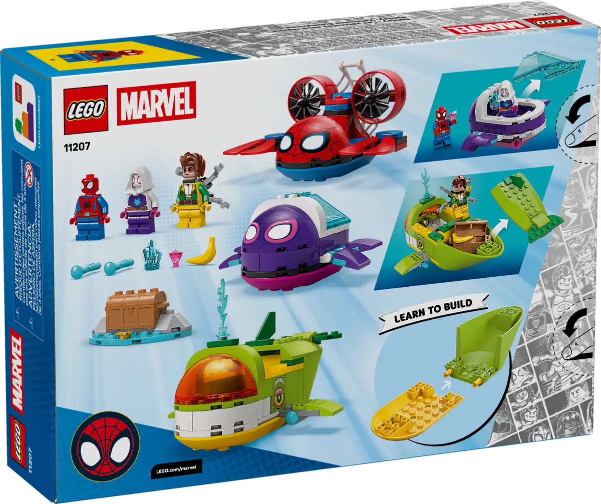 Spidey: Underwater Vehicles 11207, Lego Marvel