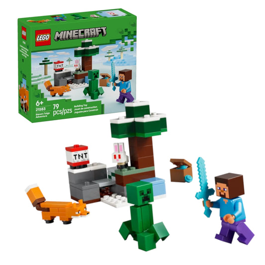 Steves Taiga Adventure 21583, Lego Minecraft