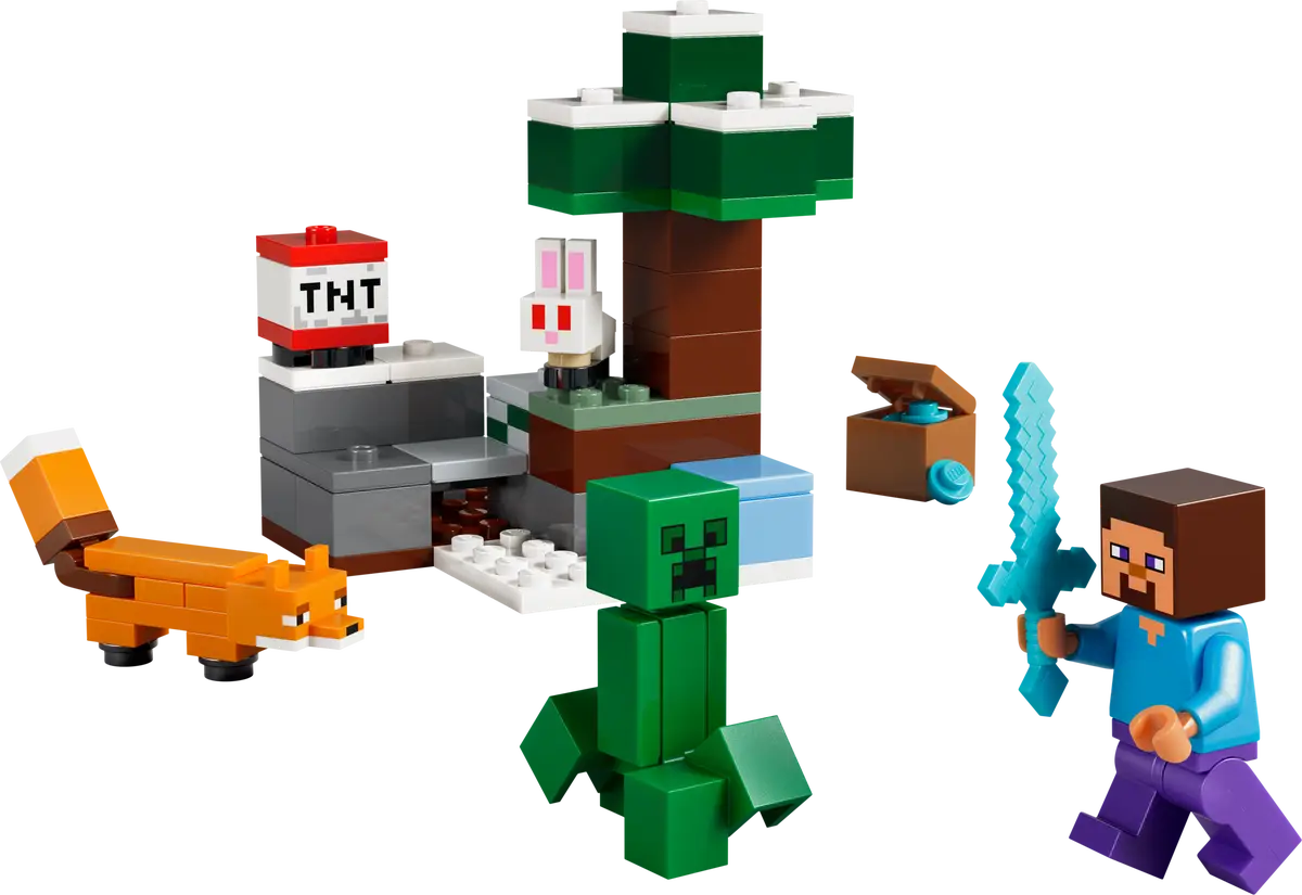 Steves Taiga Adventure 21583, Lego Minecraft