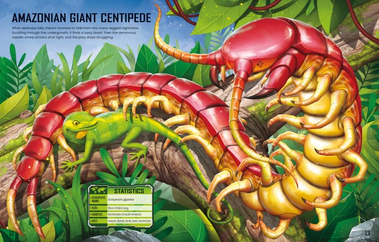 Sticker Book Build Your Own Giant Bugs, Usborne