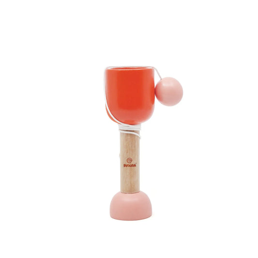 Bilbo Catcher, Wooden Red Cup and Ball Game For Kids 5+