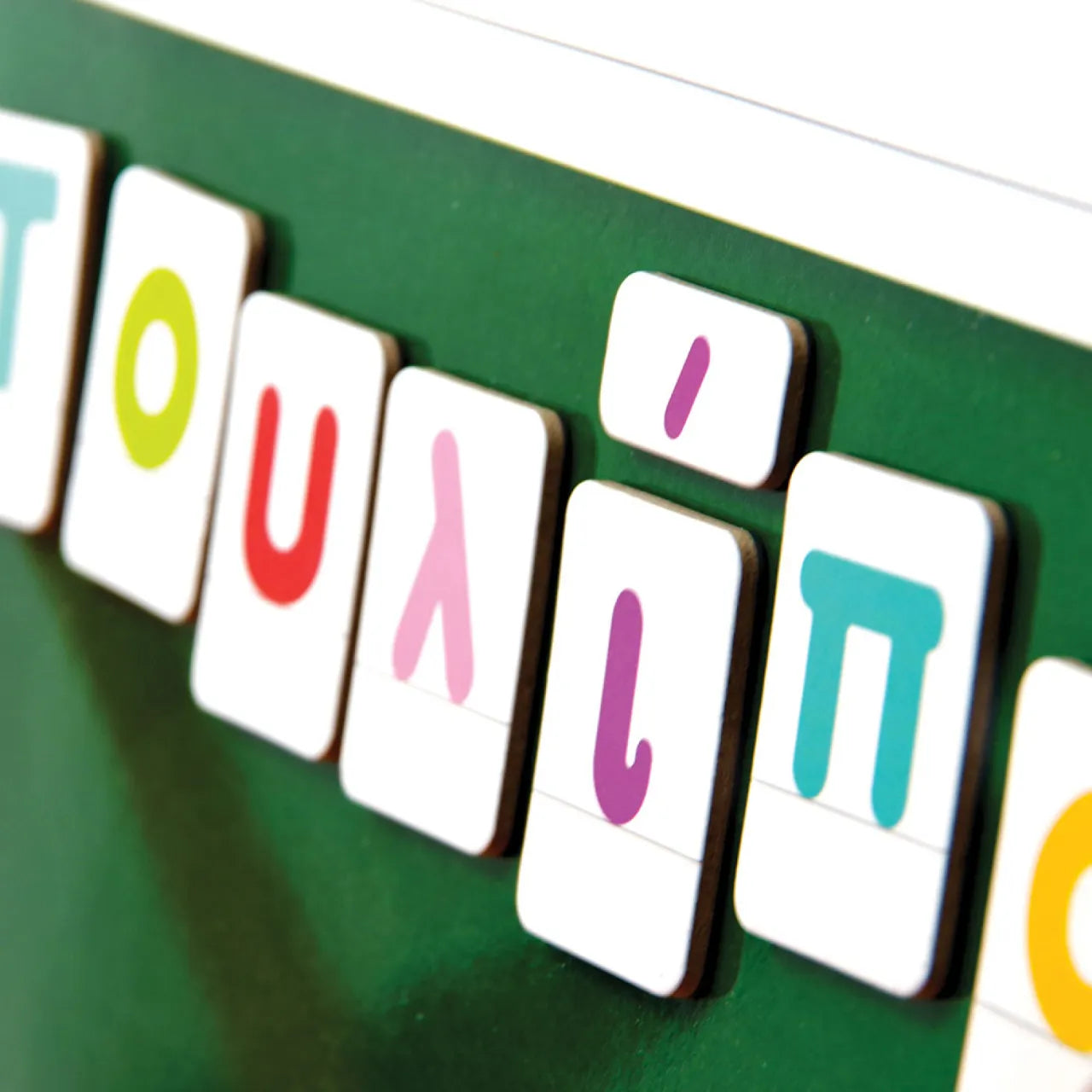 Play with the Greek Letters and Words: Magnetic Alphabet Set, For Kids 4+