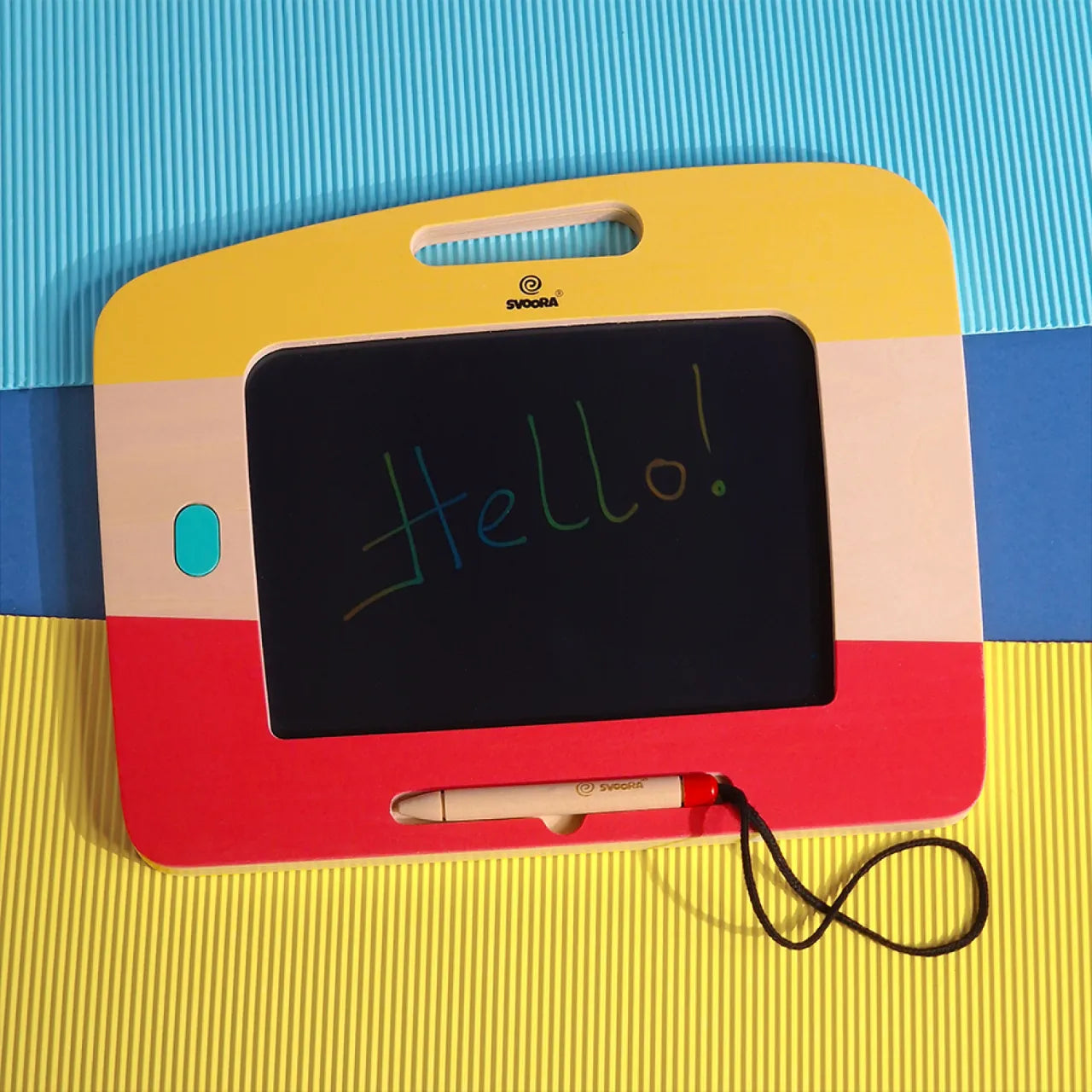 Glow and Go, Wooden Magic LCD Drawing Board, For Kids 3+