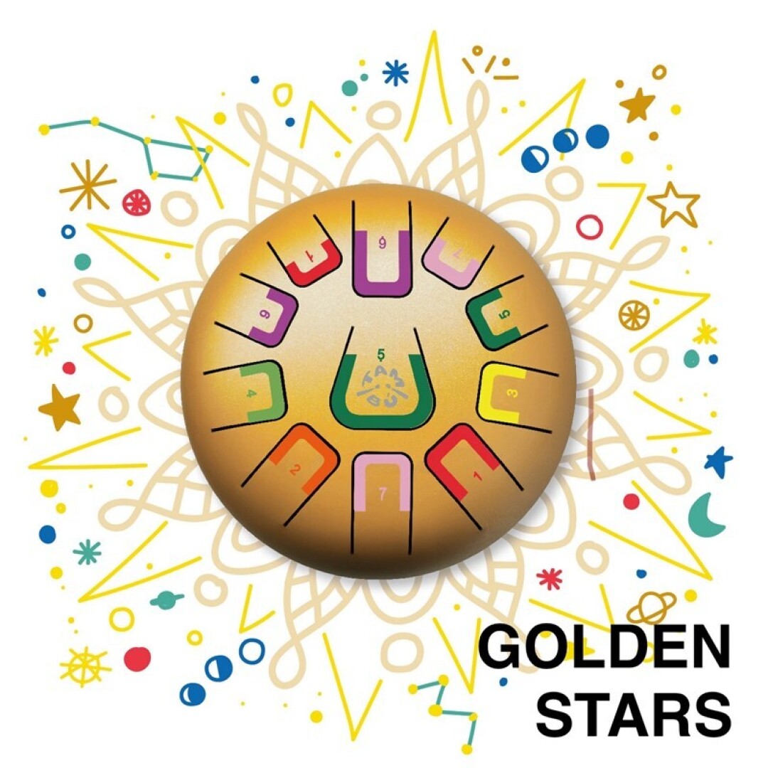 Gold, Tongue Drum for Kids 3+