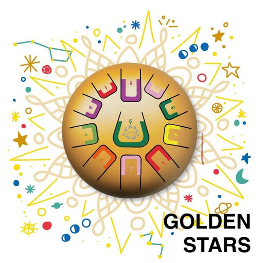 Gold, Tongue Drum for Kids 3+