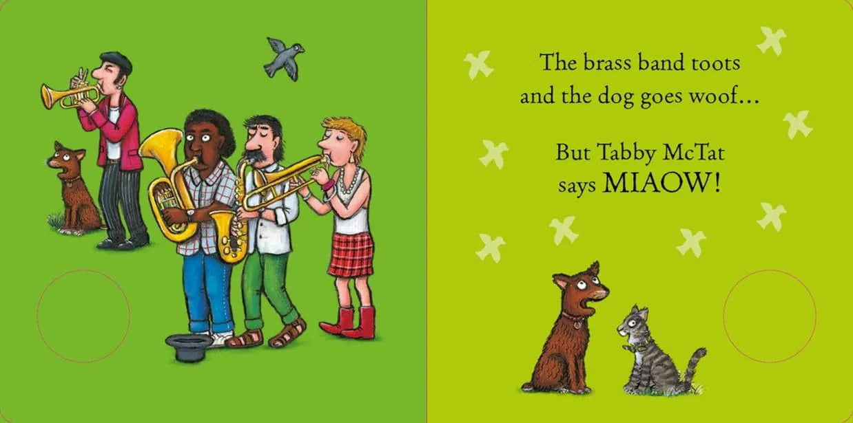 Tabby McTat Says Miaow!, Sound Book for Kids 1+, Julia Donaldson, English Language