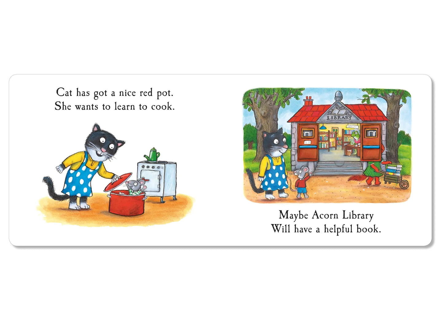 Tales from Acorn Wood: Cat’s Cookbook, Lift-the-Flap Board Book for Kids 1+, Julia Donaldson, English Language