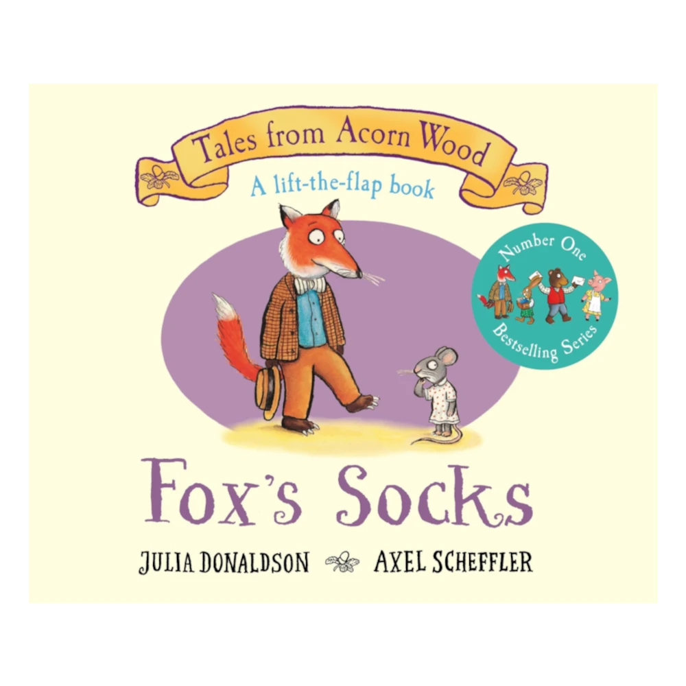 Tales from Acorn Wood: Fox’s Socks, Lift-the-Flap Board Book for Kids 1+, Julia Donaldson, English Language