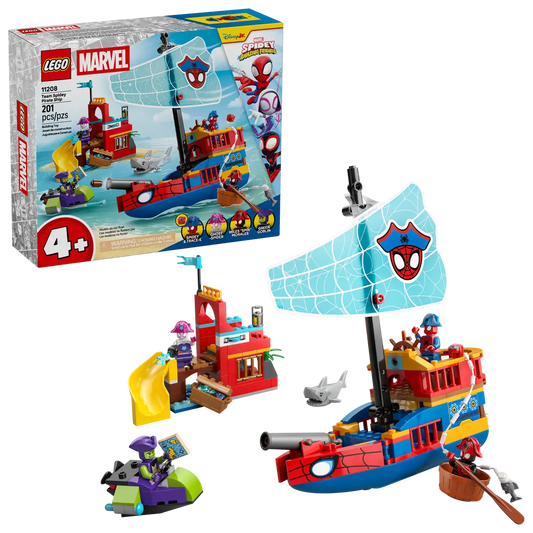 Team Spidey Pirate Ship 11208, Lego Marvel