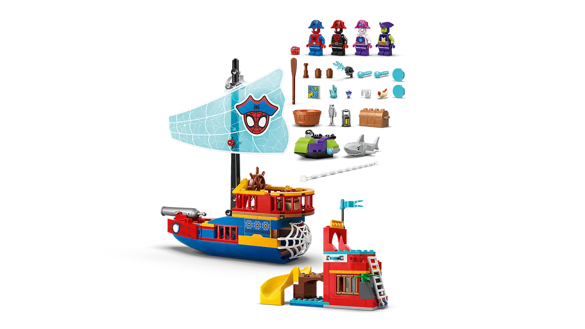 Team Spidey Pirate Ship 11208, Lego Marvel