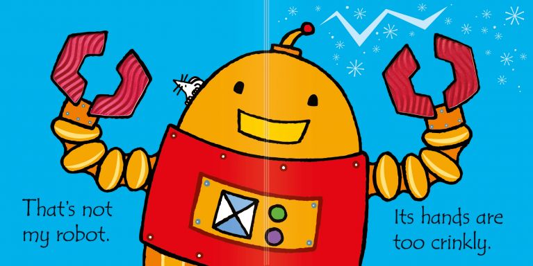 Sensory book: That's Not My Robot, Usborne