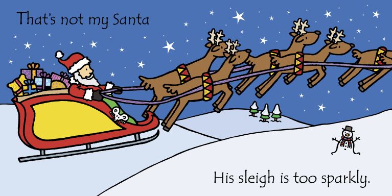Sensory book: That's Not My Santa, Usborne