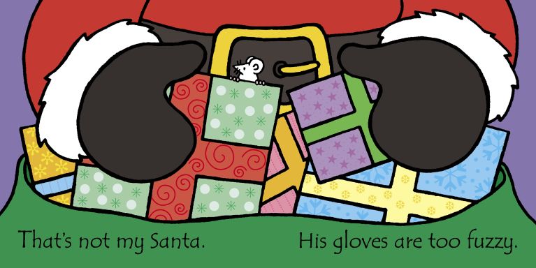 Sensory book: That's Not My Santa, Usborne