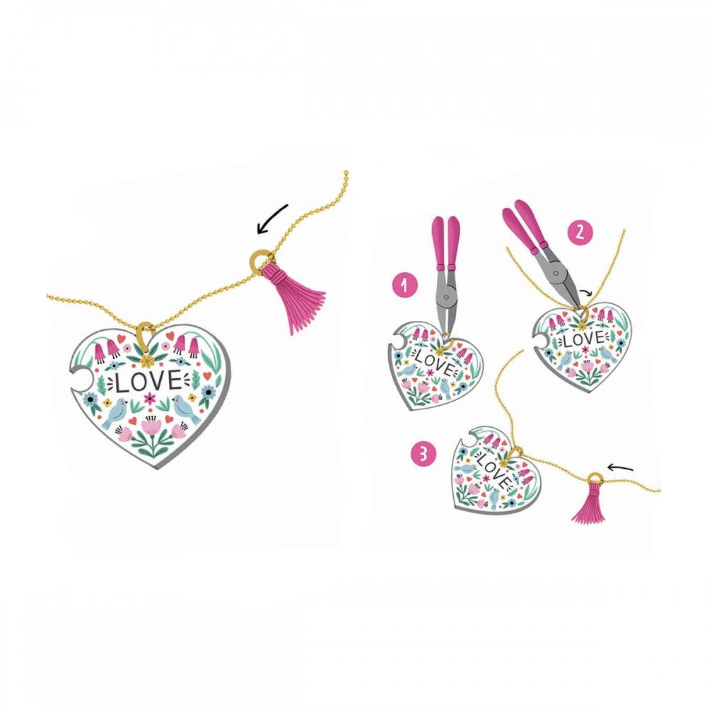 The Jewellery Factory Mini: My Friendship Puzzle Necklaces, AUZOU