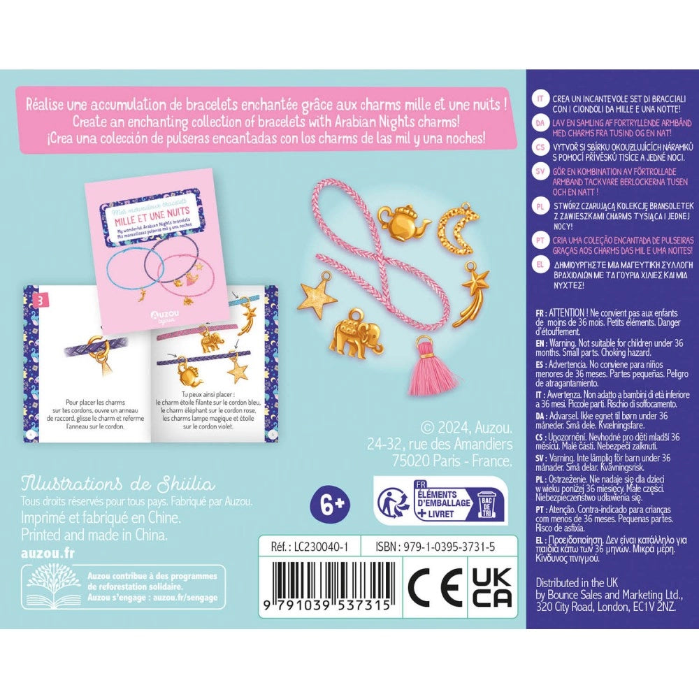 The Jewellery Factory Mini: My Wonderful Arabian Nights Bracelets, AUZOU
