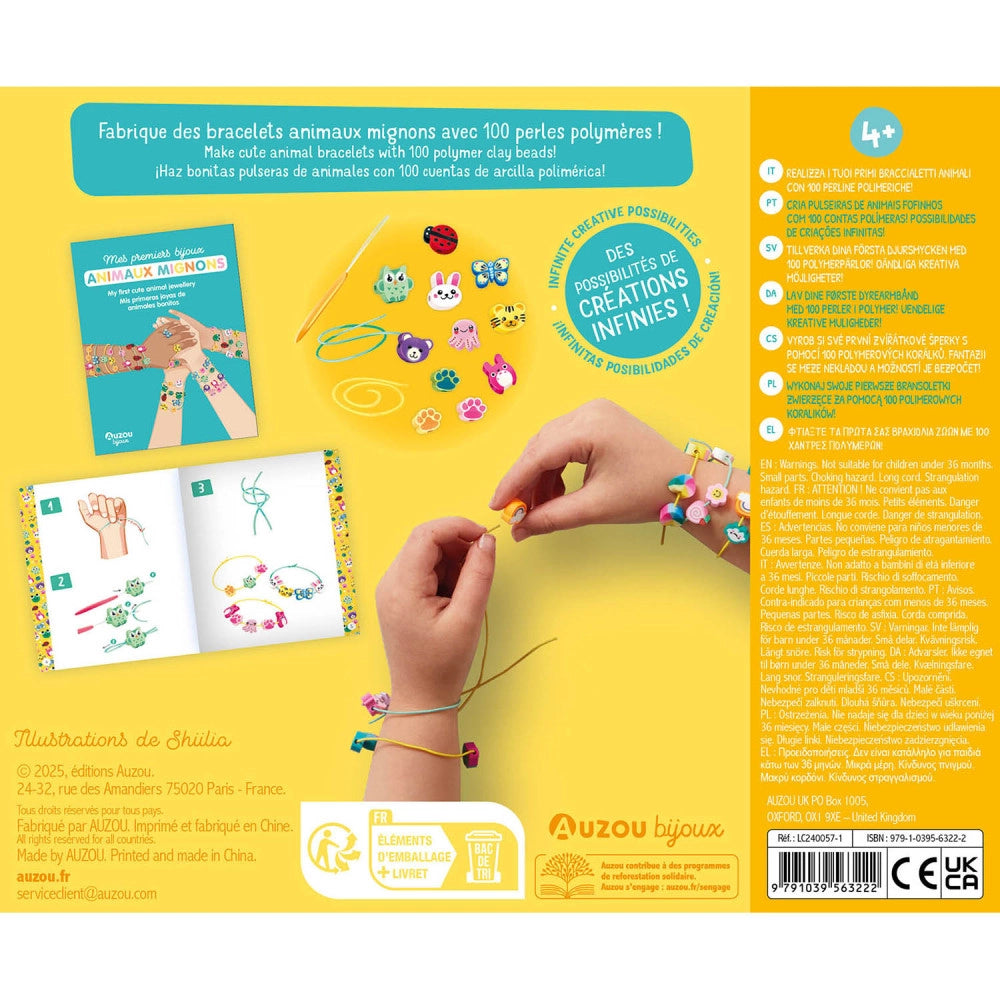The Jewellery Factory: My First Cute Animals Jewellery, AUZOU