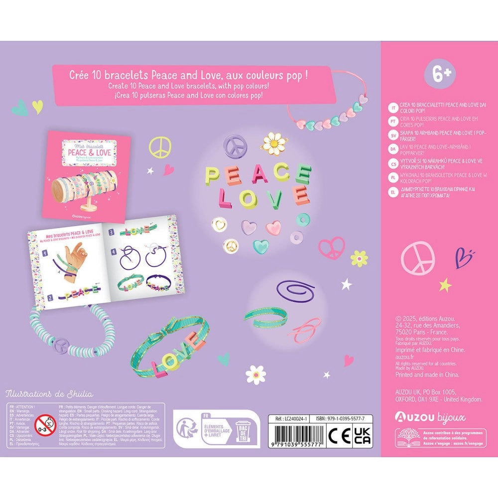 The Jewellery Factory: My Peace and Love Bracelets, AUZOU