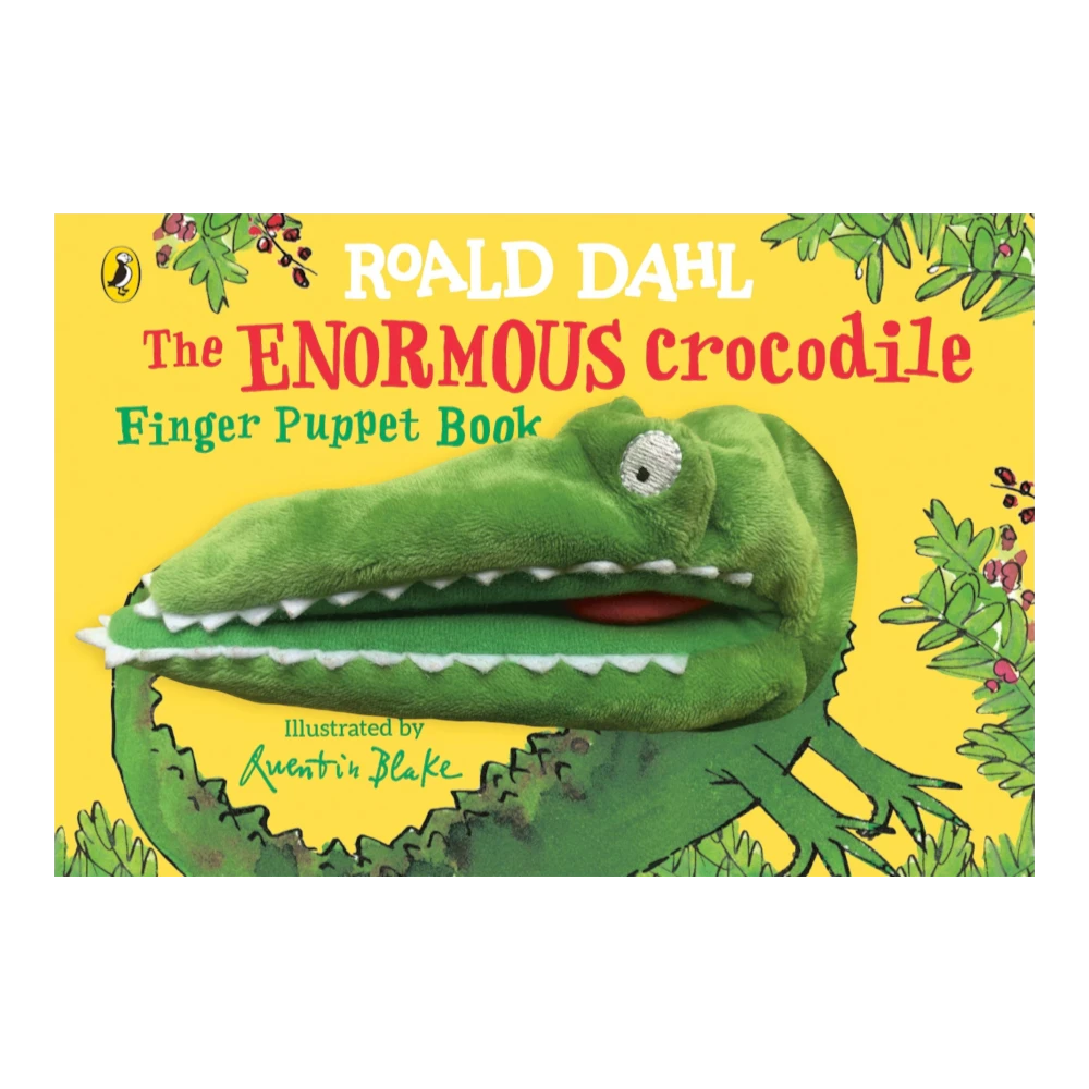 The Enormous Crocodile’s Finger Puppet Book, Roald Dahl, Board Book for Kids 0+, English Language