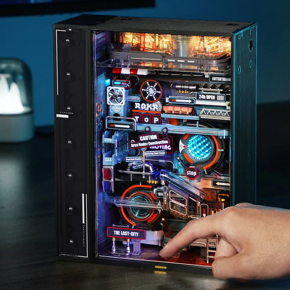 Mechanical 3D Puzzle : The Last City Marble Run MR01S, ROKR