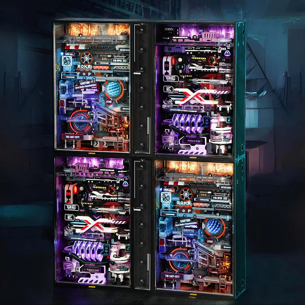 Mechanical 3D Puzzle : The Last City Marble Run MR01S, ROKR