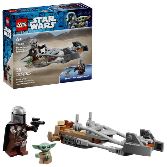 The Mandalorian & Grogu's Speeder Bike 75436, Lego Star Wars