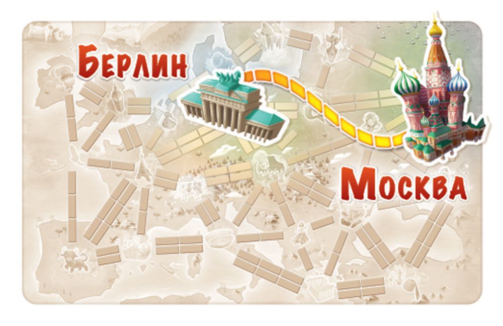 Настольная игра: Ticket to Ride Junior Европа. Мир Хобби