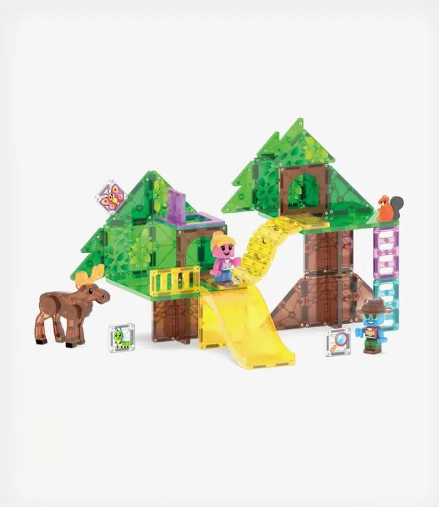 Magnetic Building Set 42-Piece: Tree Top Adventure, Magna-Tiles