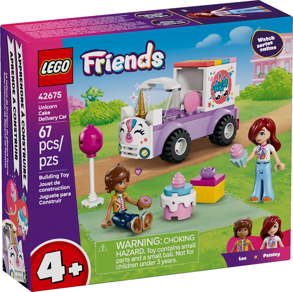 Unicorn Cake Delivery Car 42675, Lego Friends