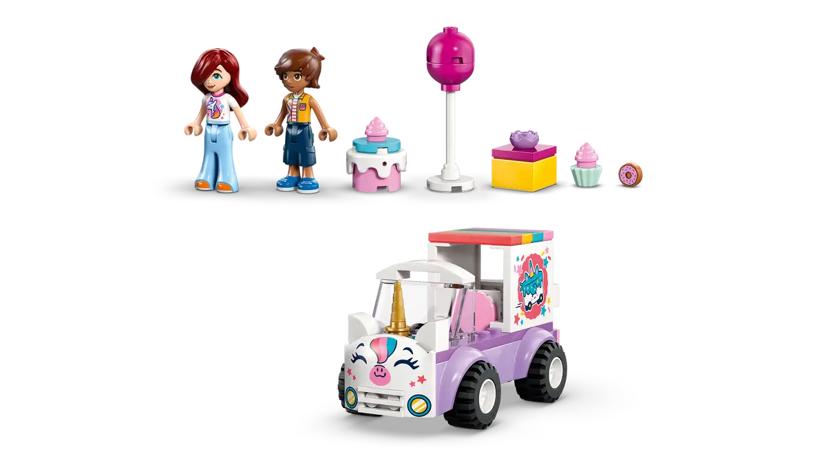 Unicorn Cake Delivery Car 42675, Lego Friends