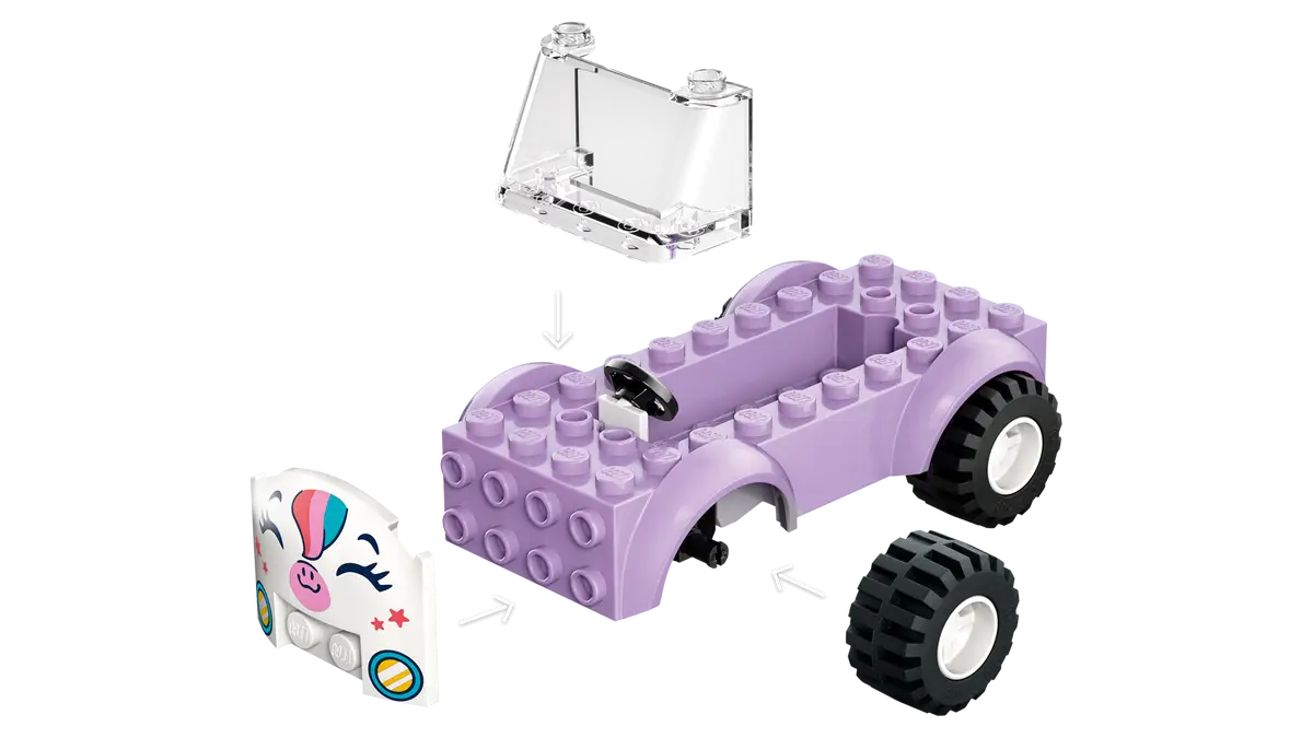 Unicorn Cake Delivery Car 42675, Lego Friends
