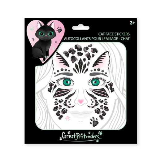 Face Stickers: Black Cat, Great Pretenders