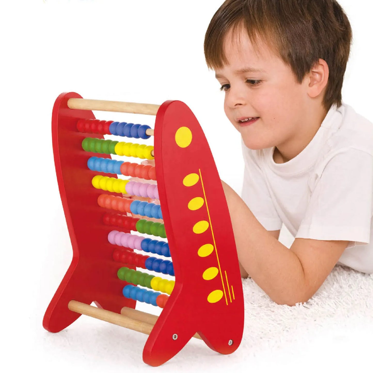 Wooden Abacus, Counting Toy For Kids 3+
