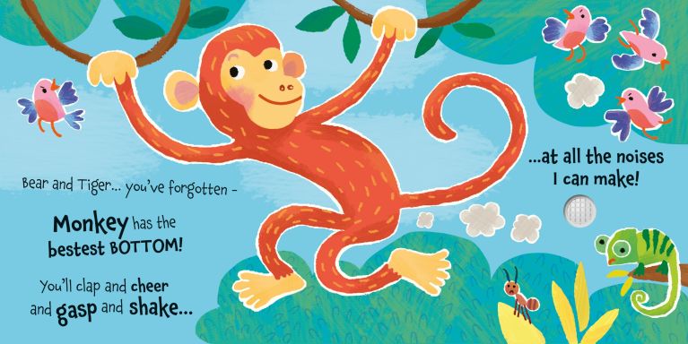 Sensory book: Was That Your Bottom, Bear?, Usborne