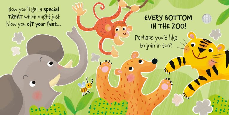 Sensory book: Was That Your Bottom, Bear?, Usborne