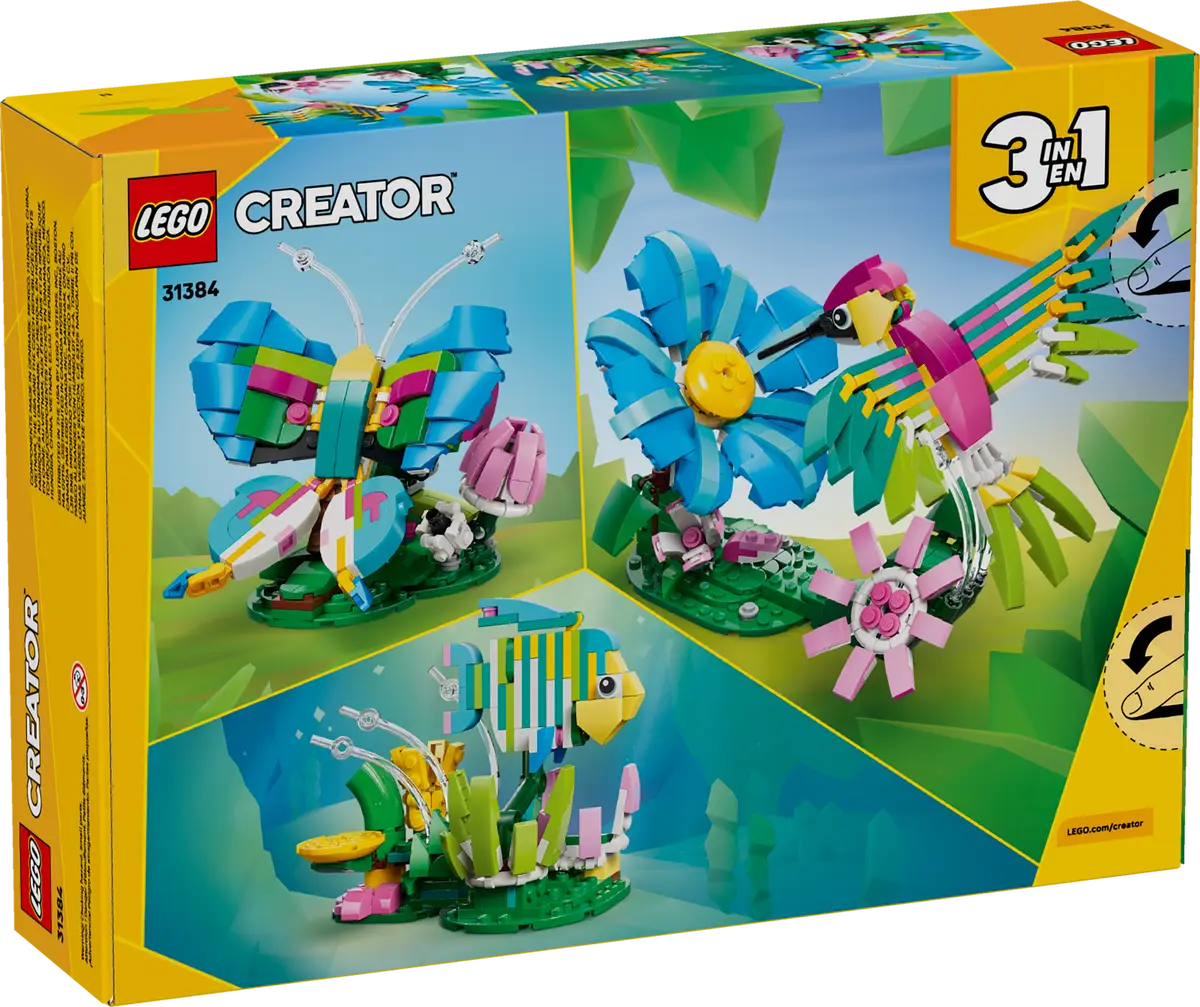 Wild Animals: Colorful Hummingbird 31384, Lego Creator 3-in-1